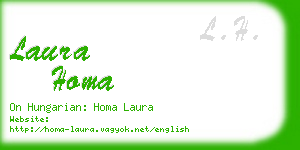 laura homa business card